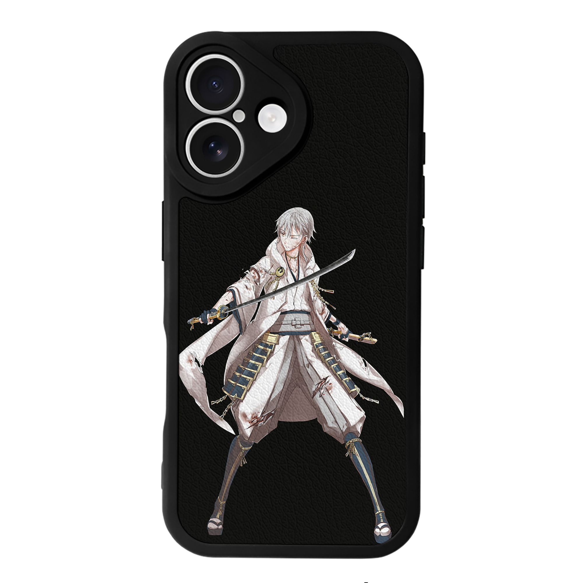 （画像用） 刀剣乱舞 Touken Ranbu 【iPhone 16シリーズ対応】シリコンスマホケース（レザー調） 材質：シリコン